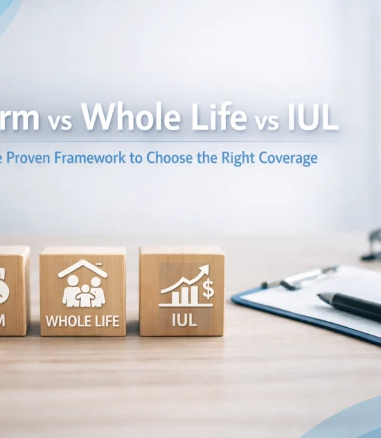 Term vs Whole Life vs IUL: The Proven Framework to Choose the Right Coverage