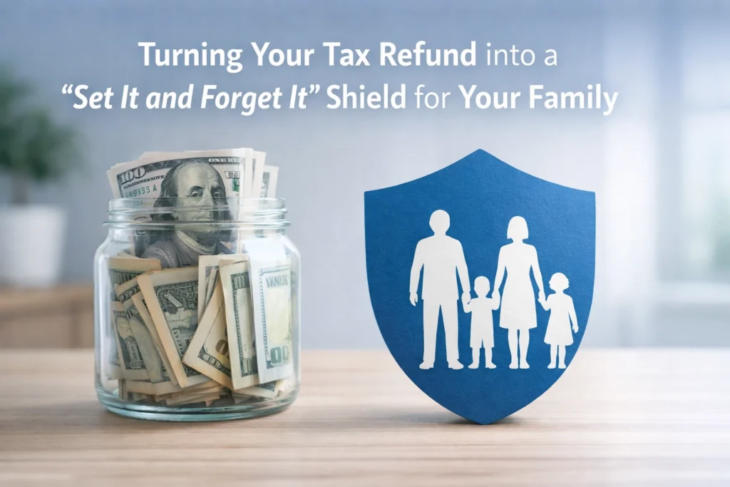 Turning Your Tax Refund into a ‘Set It and Forget It’ Shield for Your Family