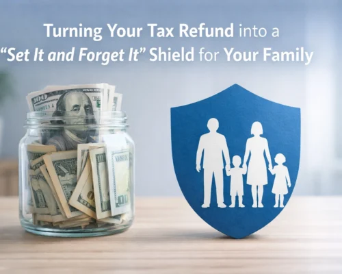 Turning Your Tax Refund into a ‘Set It and Forget It’ Shield for Your Family