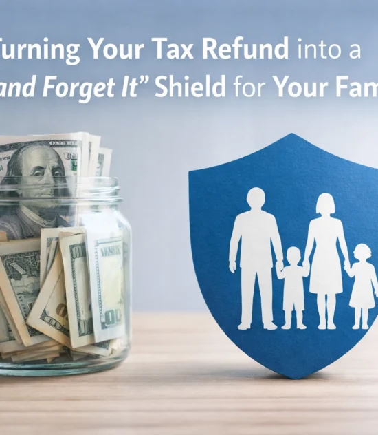 Turning Your Tax Refund into a ‘Set It and Forget It’ Shield for Your Family