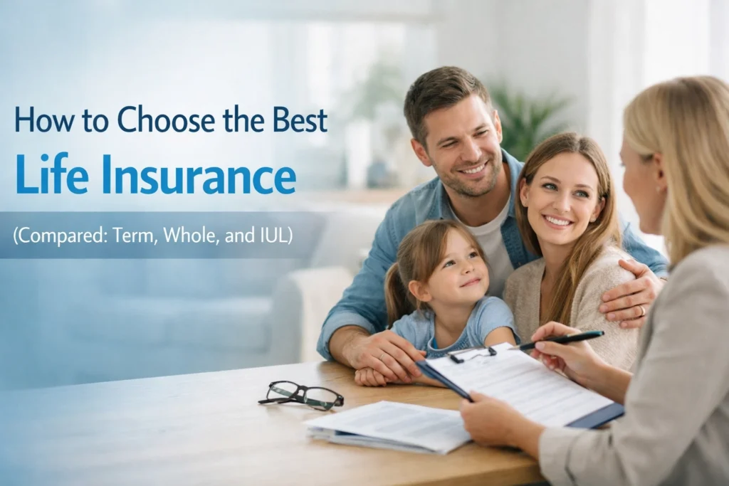 How to Choose the Best Life Insurance (Compared: Term, Whole, and IUL)