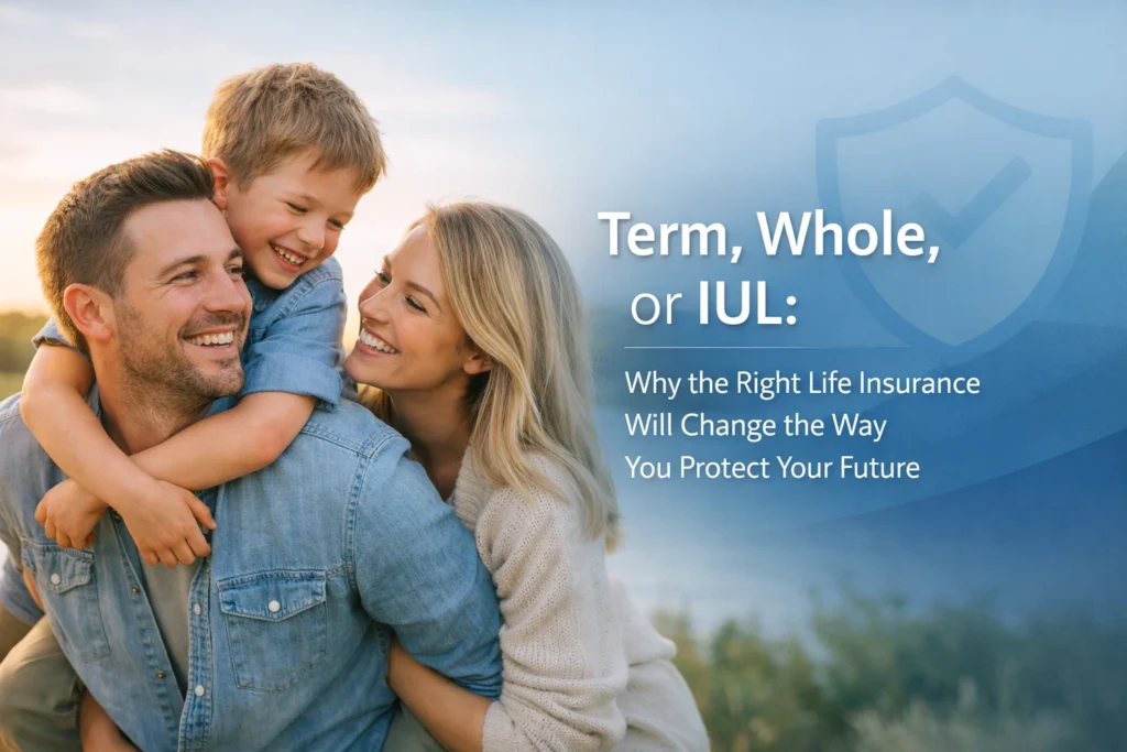 Term, Whole, or IUL: Why the Right Life Insurance Will Change the Way You Protect Your Future