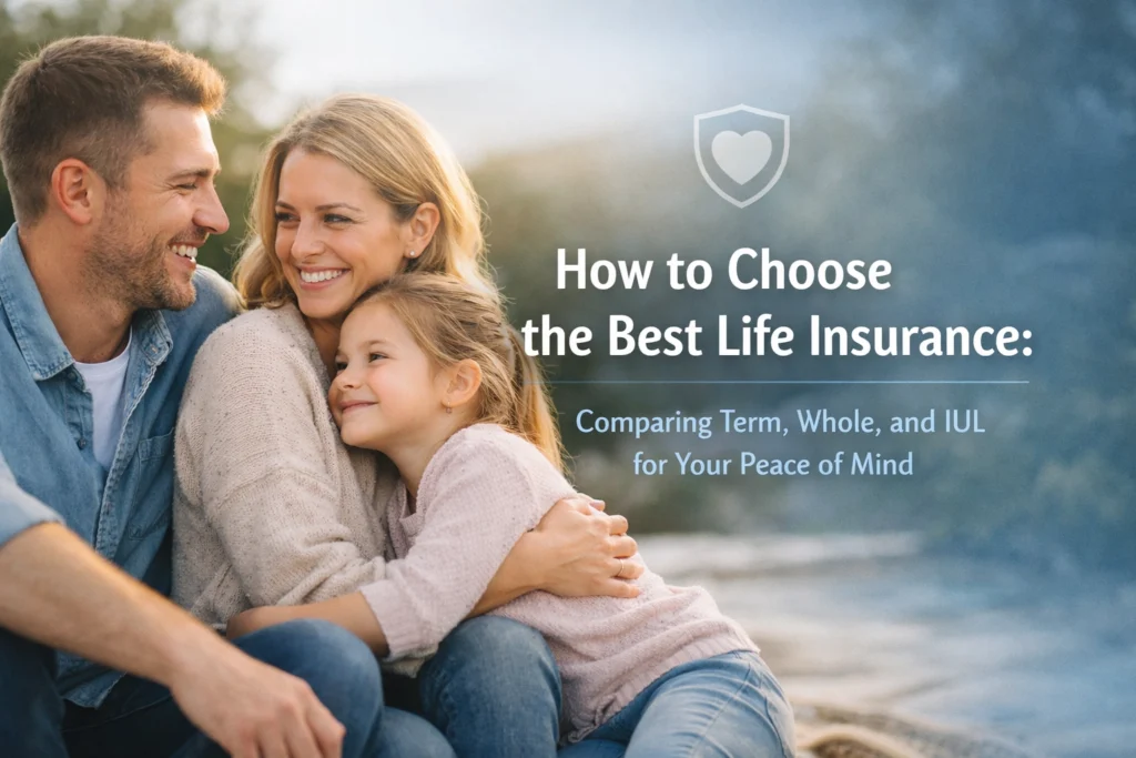 How to Choose the Best Life Insurance: Comparing Term, Whole, and IUL for Your Peace of Mind.