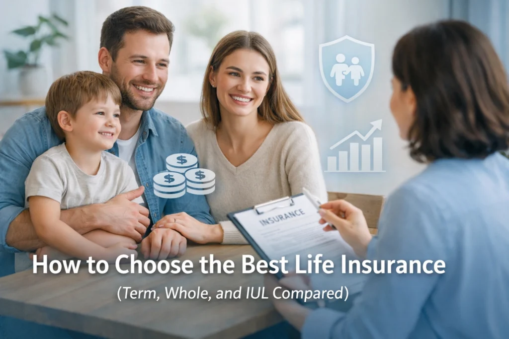 How to Choose the Best Life Insurance (Term, Whole, and IUL Compared)
