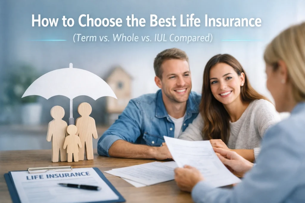 How to Choose the Best Life Insurance (Term vs. Whole vs. IUL Compared)