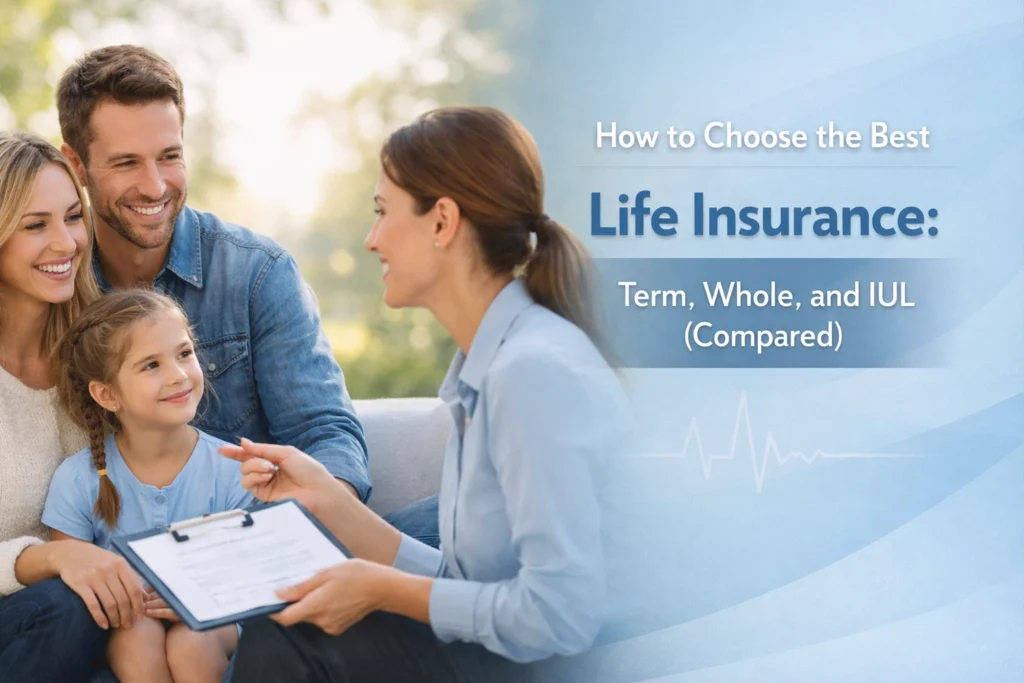 How to Choose the Best Life Insurance: Term, Whole, and IUL (Compared)