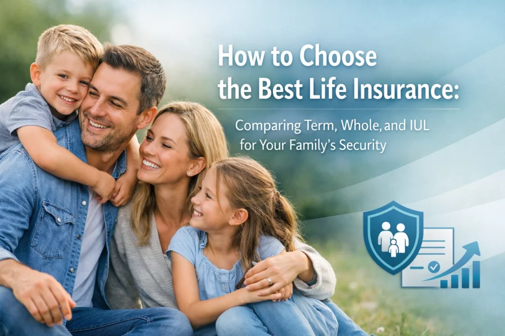 How to Choose the Best Life Insurance: Comparing Term, Whole, and IUL for Your Family’s Security