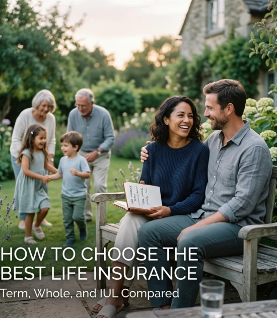 How to Choose the Best Life Insurance (Term, Whole, and IUL Compared)