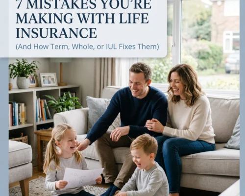 7 Mistakes You’re Making with Life Insurance (And How Term, Whole, or IUL Fixes Them)