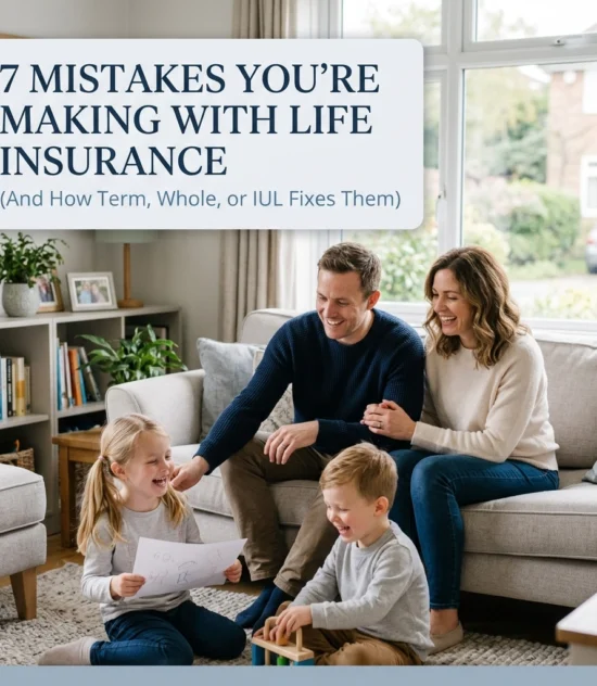 7 Mistakes You’re Making with Life Insurance (And How Term, Whole, or IUL Fixes Them)
